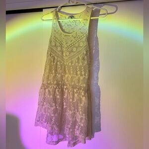 Bohemian lace tank top